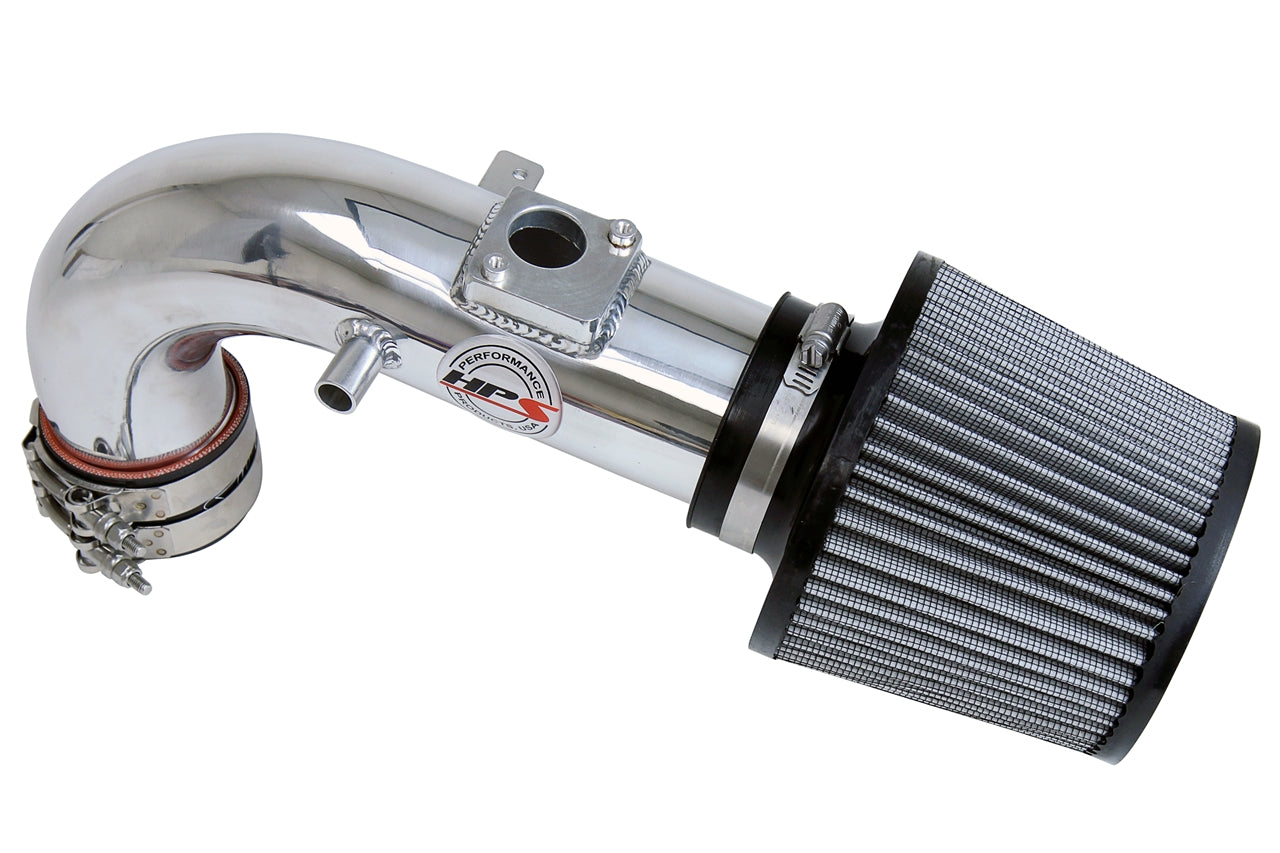 HPS Performance Air Intake Kit With Heat Shield 827-508P Polished - 827-508P