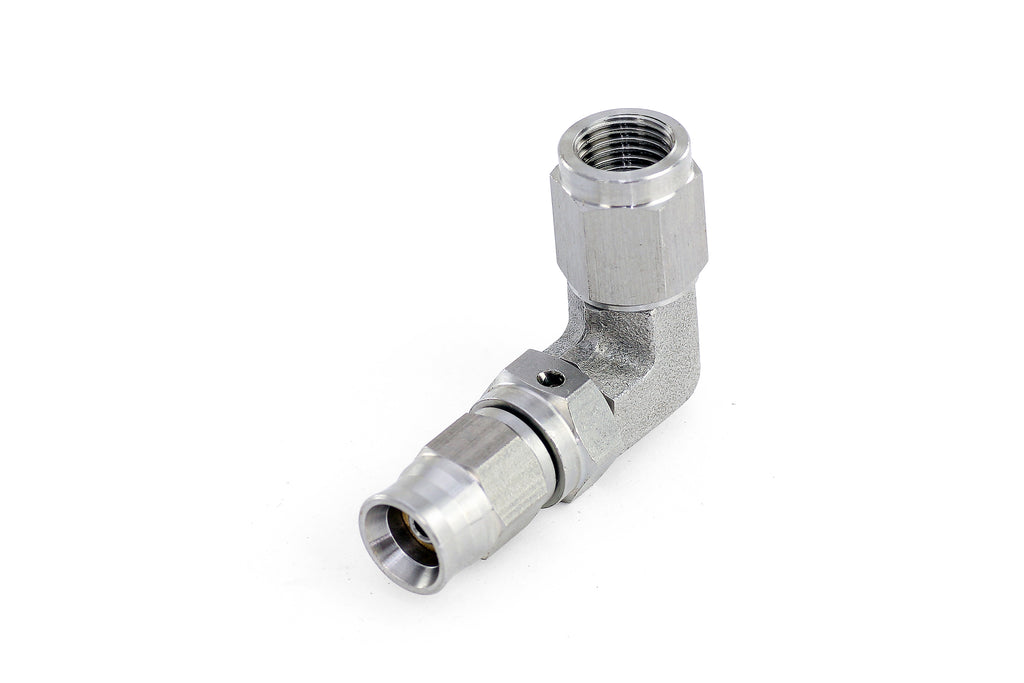 HPS Performance 350 Series AN -3 Push-On 90 Degree Hose End 350-9003SS