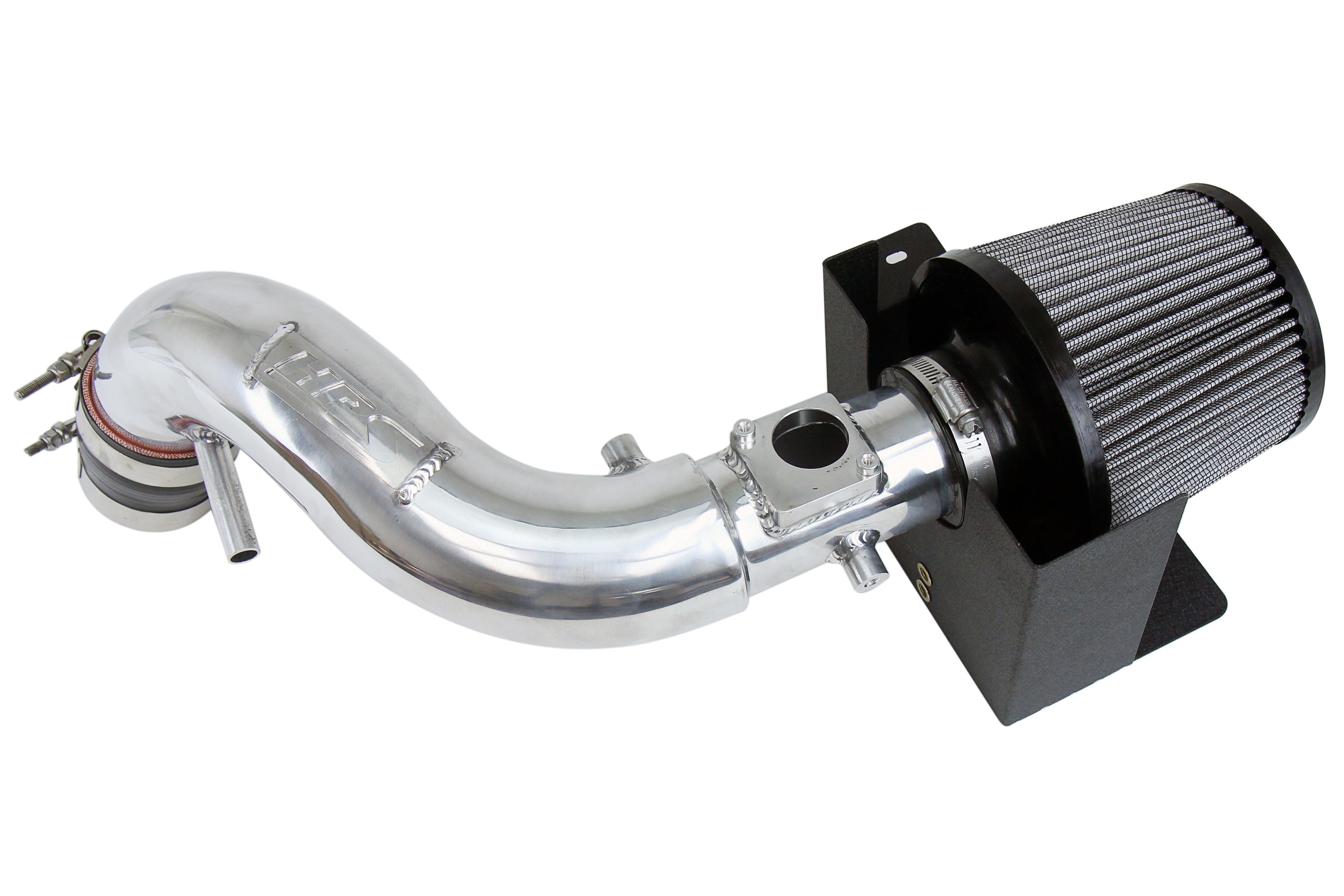 HPS Performance Air Intake Kit With Heat Shield 827-515P Polished - 827-515P