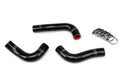 HPS Performance Hps Silicone Radiator Coolant Hose Kit 57 1030 Blk Black - 57-1030-BLK
