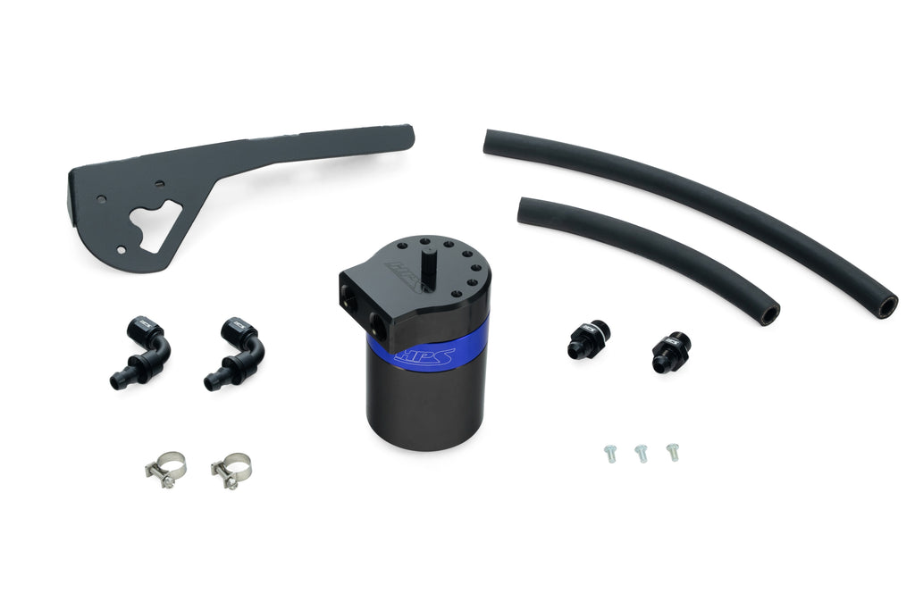 HPS Performance Oil Catch Can Kit 860-015 Blue - 860-015BL
