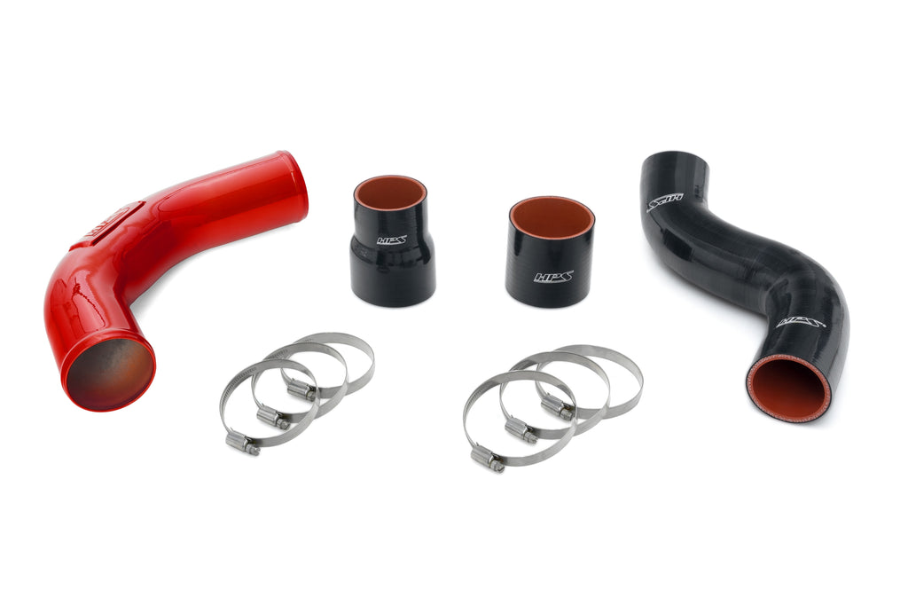 HPS Performance Hot and Cold Side Turbo Charge Pipe Kit 17-164R Red - 17-164R
