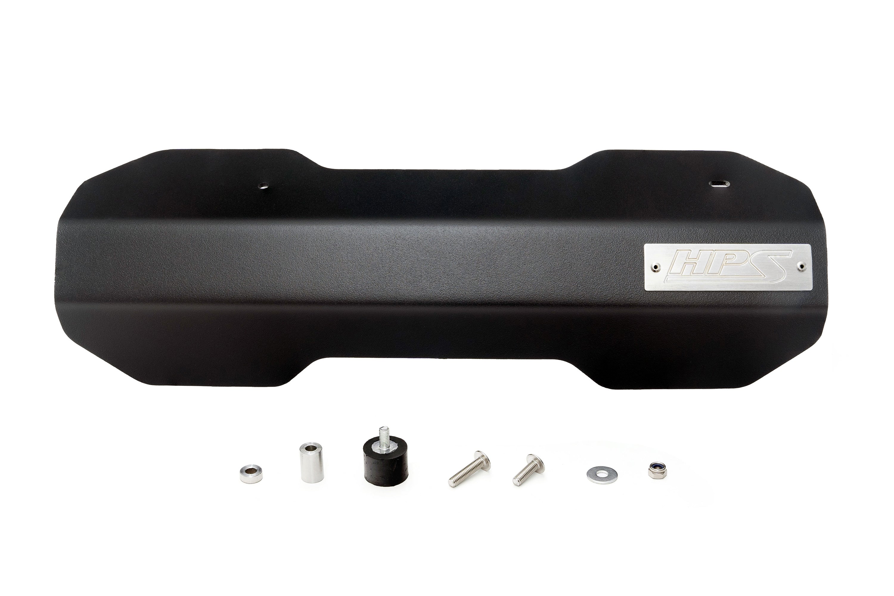 HPS Performance Hps Aluminum Belt Cover 71 101 Wb, Black - 71-101WB
