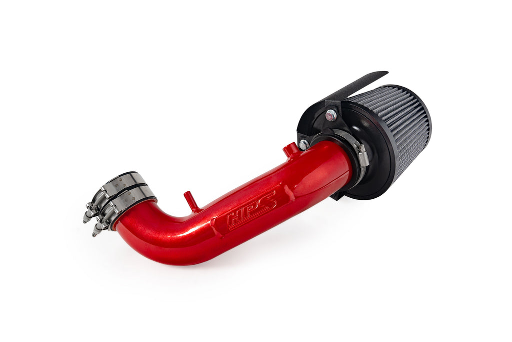 HPS Performance Air Intake Kit With Heat Shield 827-724R Red - 827-724R