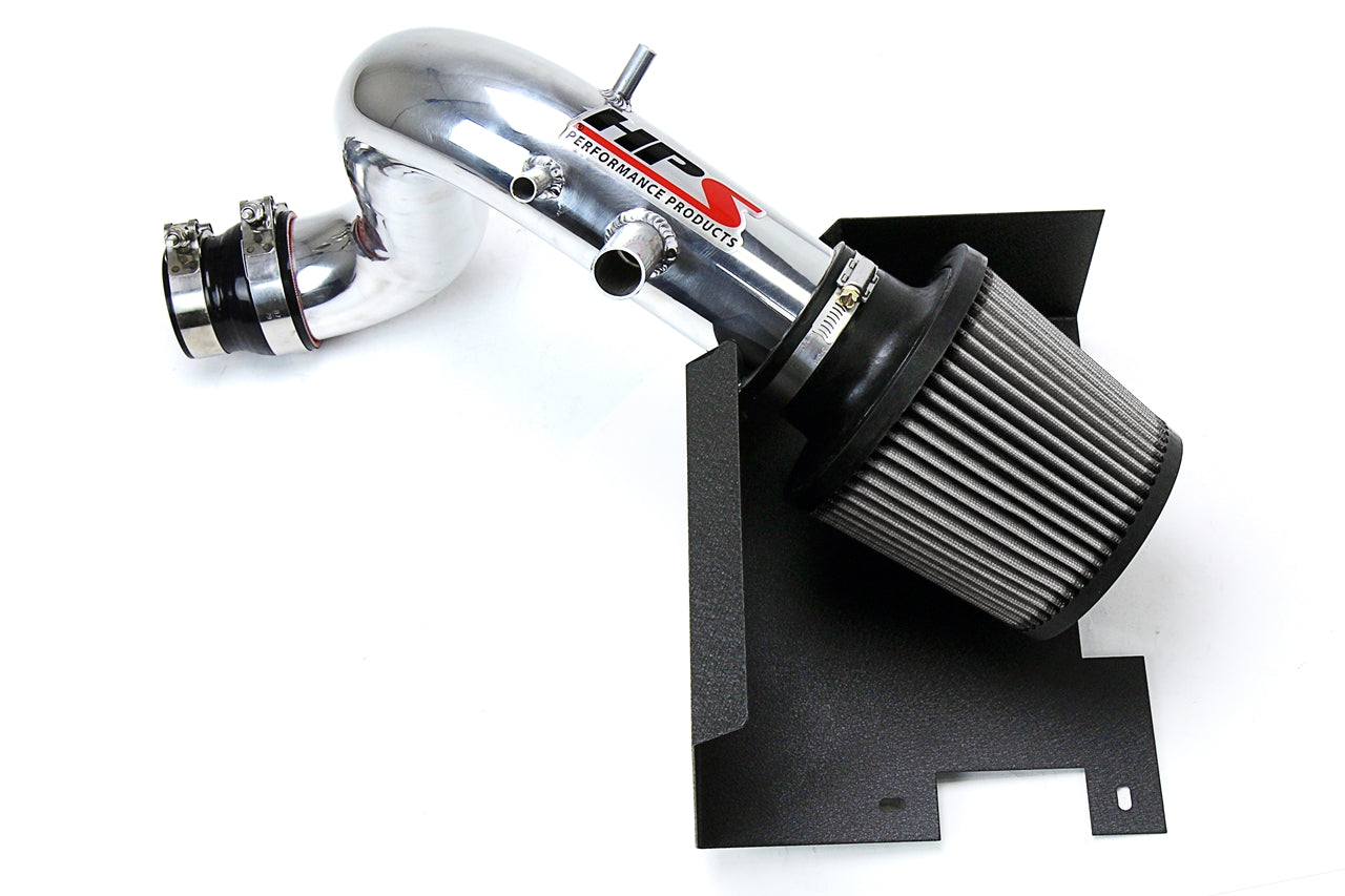 HPS Performance Air Intake Kit With Heat Shield 827-587P Polished - 827-587P