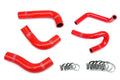 HPS Performance Hps Silicone Radiator And Heater Coolant Hose Kit 57 1412 Red Red - 57-1412-RED