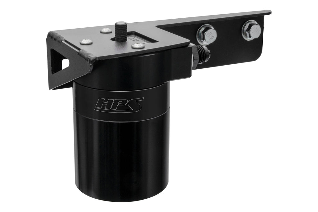 HPS Performance Oil Catch Can Kit 860-018WB, Black - 860-018WB