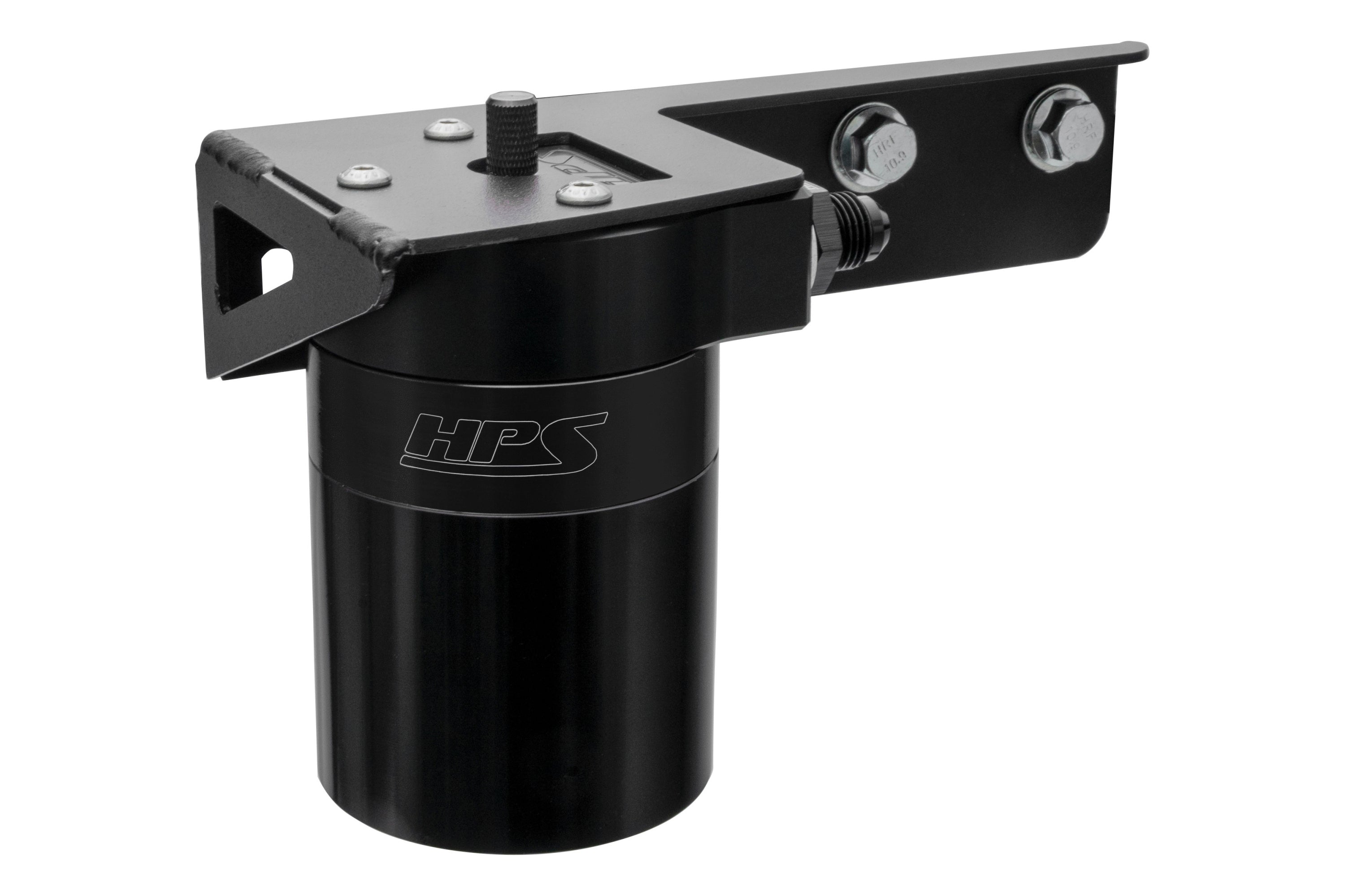 HPS Performance Oil Catch Can Kit 860-018WB, Black - 860-018WB