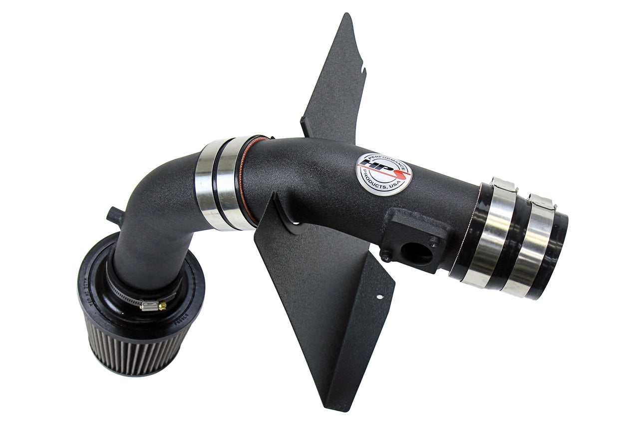 HPS Performance Cold Air Intake Kit With Heat Shield 837-566WB Black - 837-566WB