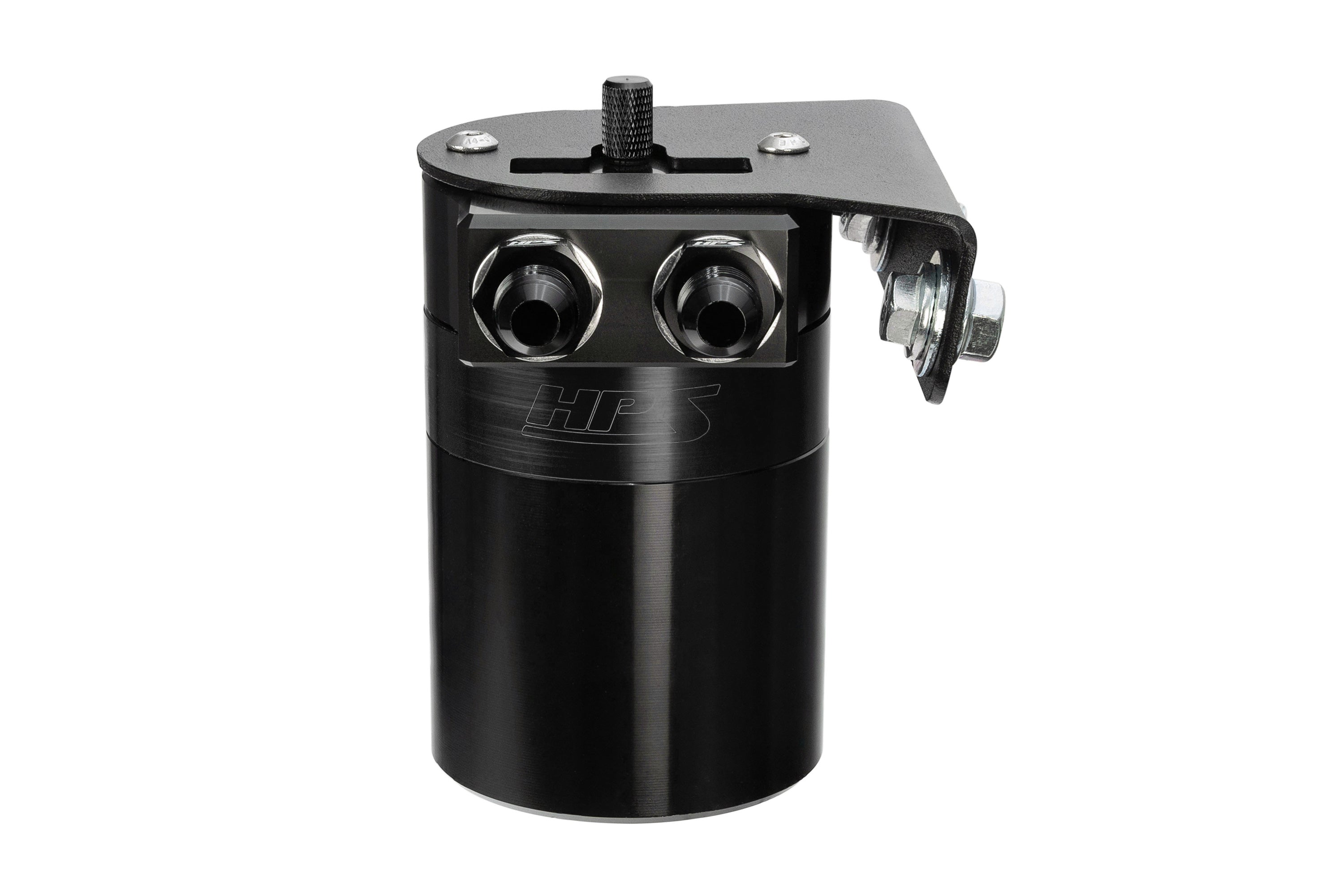 HPS Performance Oil Catch Can Kit 860-019WB, Black - 860-019WB