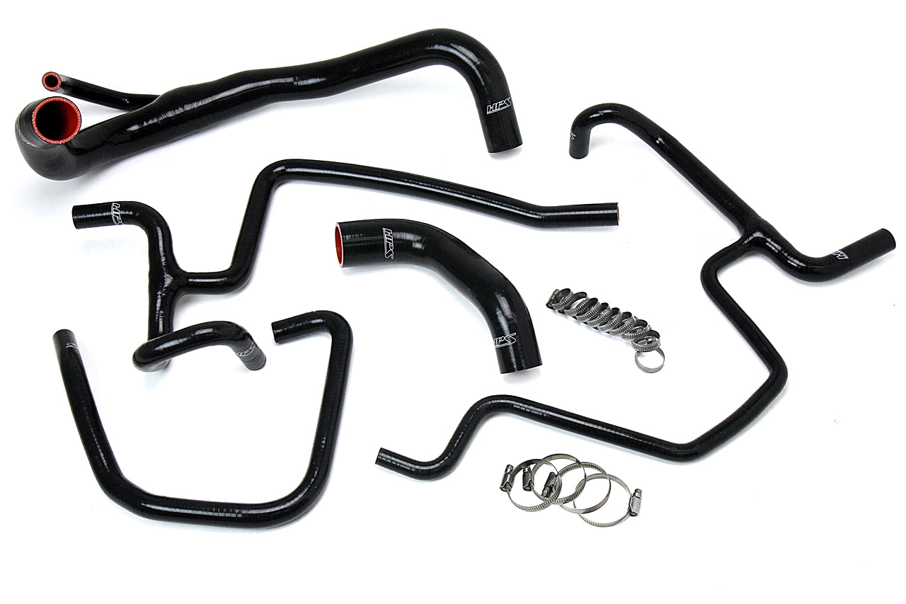 HPS Performance Hps Silicone Radiator And Heater Coolant Hose Kit 57 1646 Blk Black - 57-1646-BLK