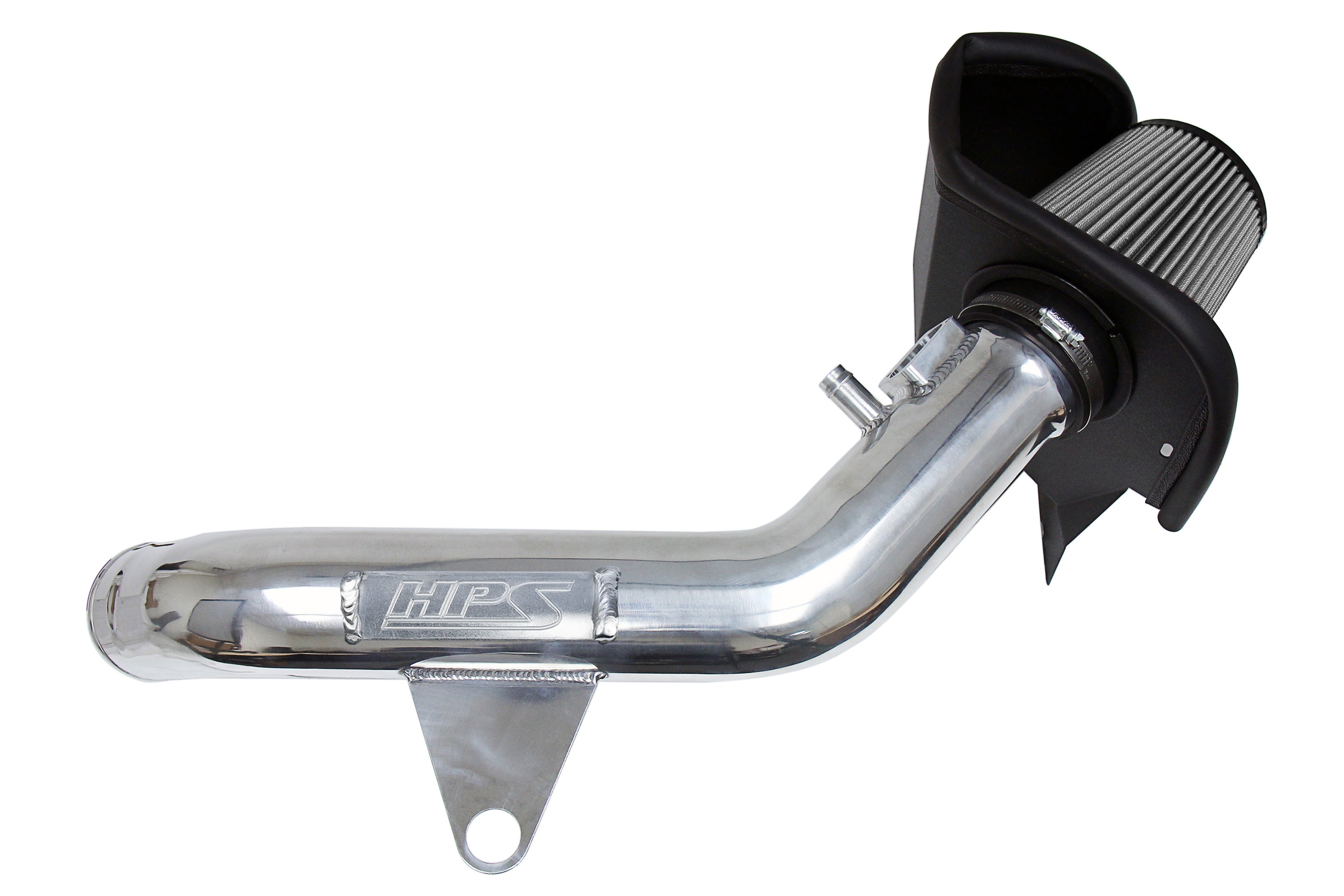 HPS Performance Air Intake Kit With Heat Shield 827-625P Polished - 827-625P