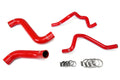 HPS Performance Hps Silicone Radiator And Heater Coolant Hose Kit 57 1811 Red Red - 57-1811-RED