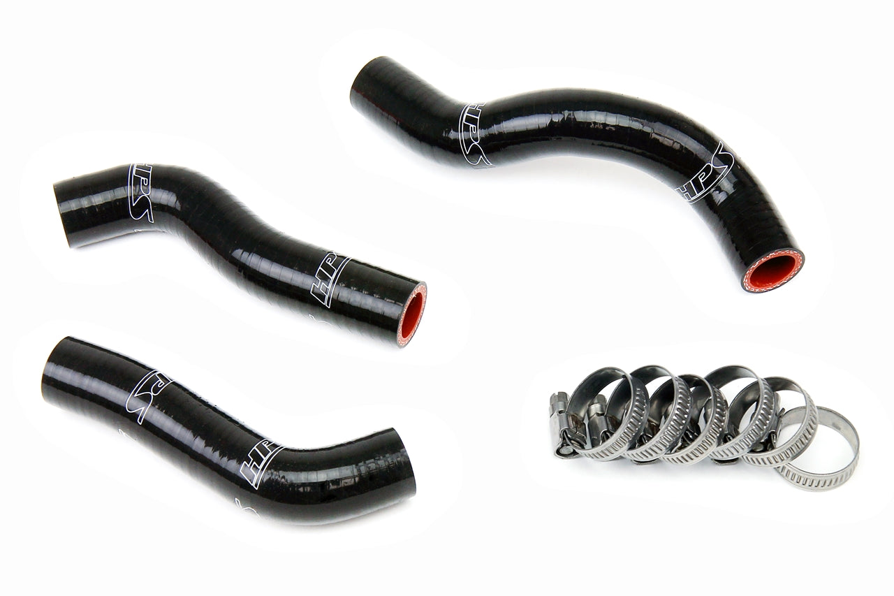 HPS Performance Hps Silicone Radiator Coolant Hose Kit 57 1249 Blk Black - 57-1249-BLK