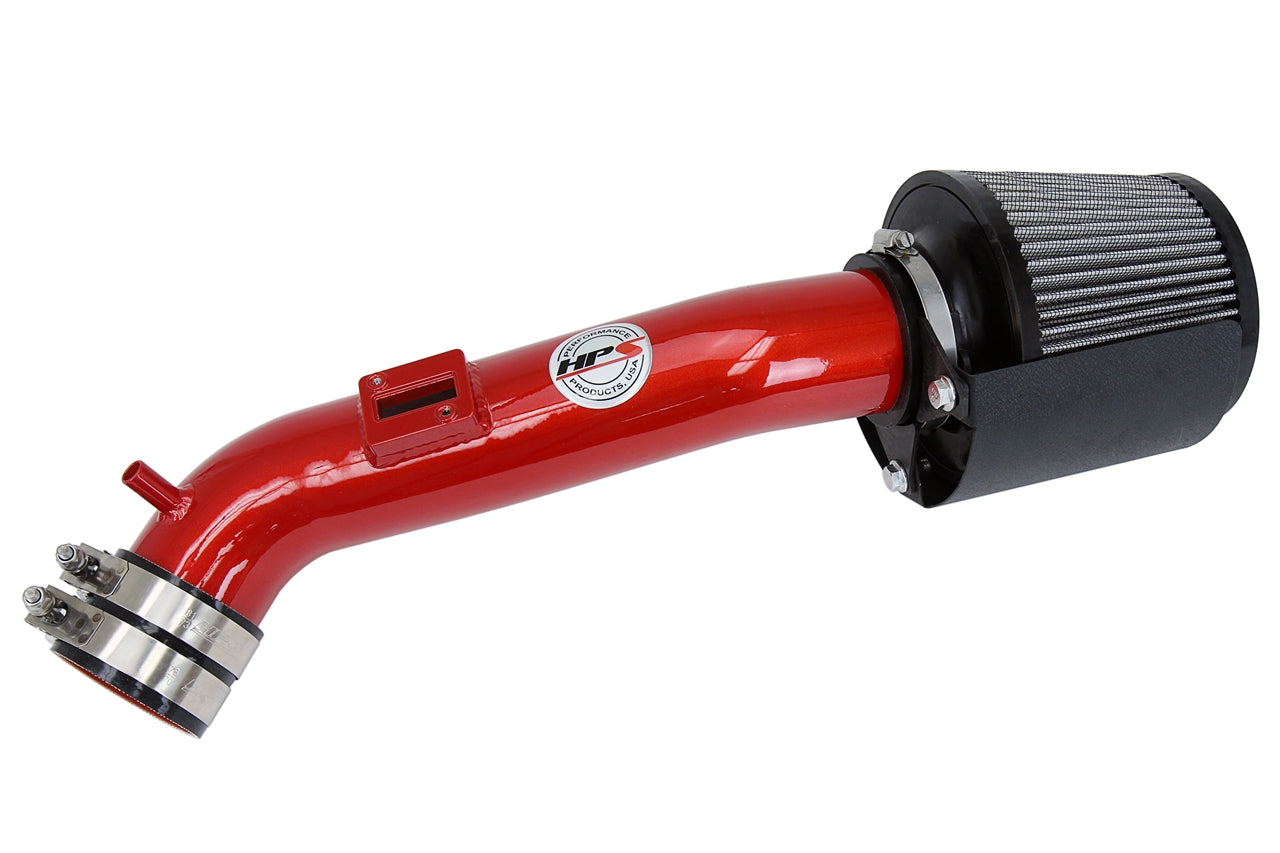 HPS Performance Air Intake Kit With Heat Shield 827-555R Red - 827-555R