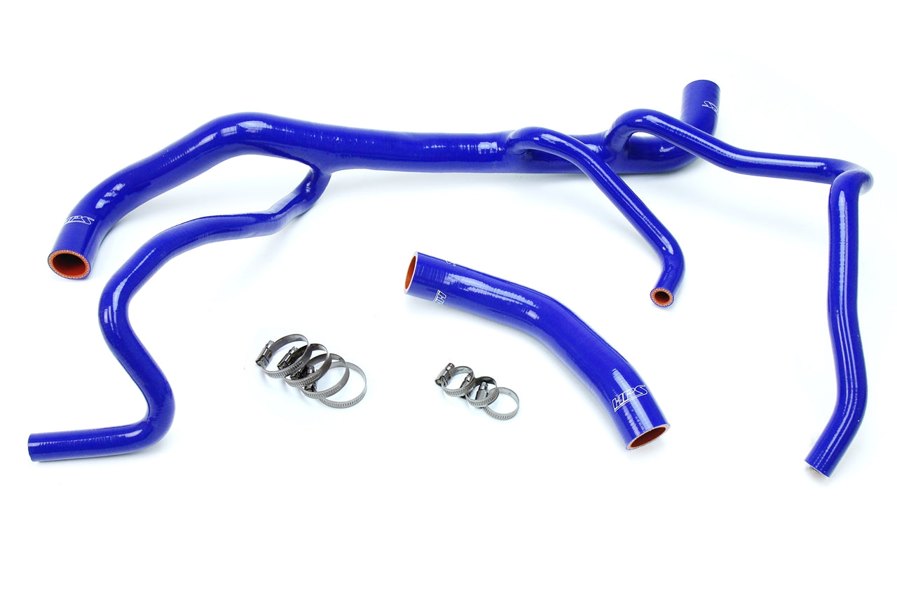 HPS Performance Hps Silicone Radiator Coolant Hose Kit 57 1664 Blue Blue - 57-1664-BLUE