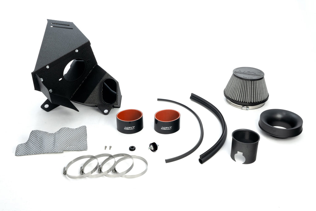 HPS Performance Air Intake Kit With Heat Shield 827-783R Red - 827-783R