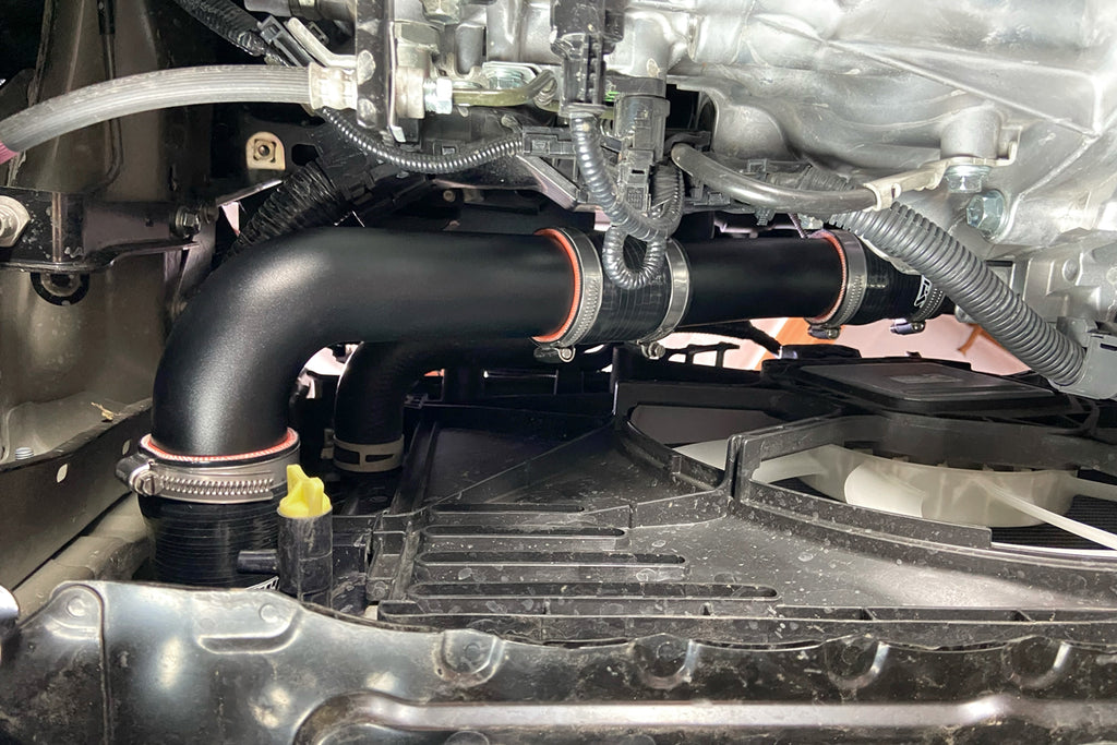HPS Performance Cold Side Charge Pipe Kit 17-166WB Black - 17-166WB