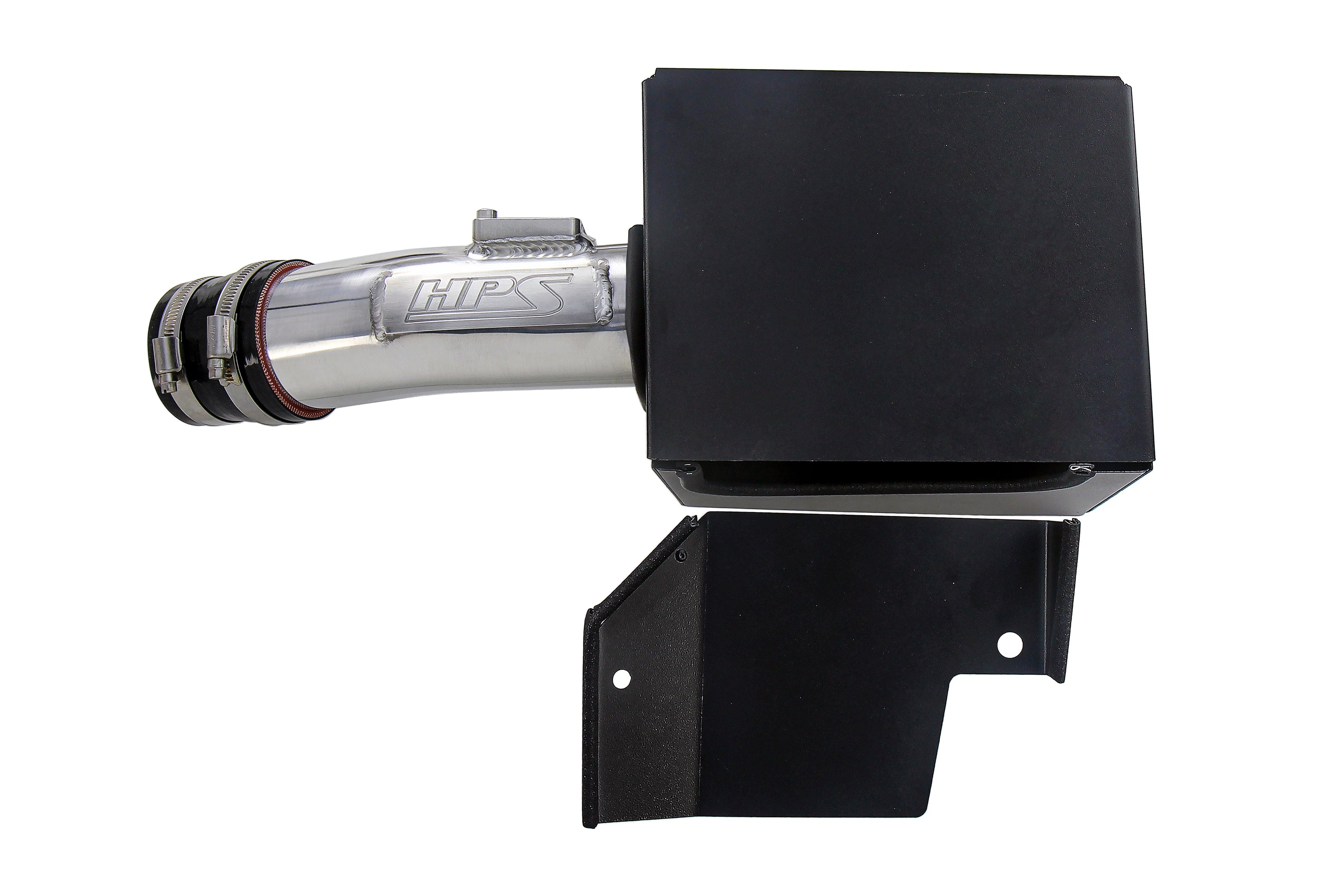 HPS Performance Air Intake Kit With Heat Shield 827-406P Polished - 827-406P