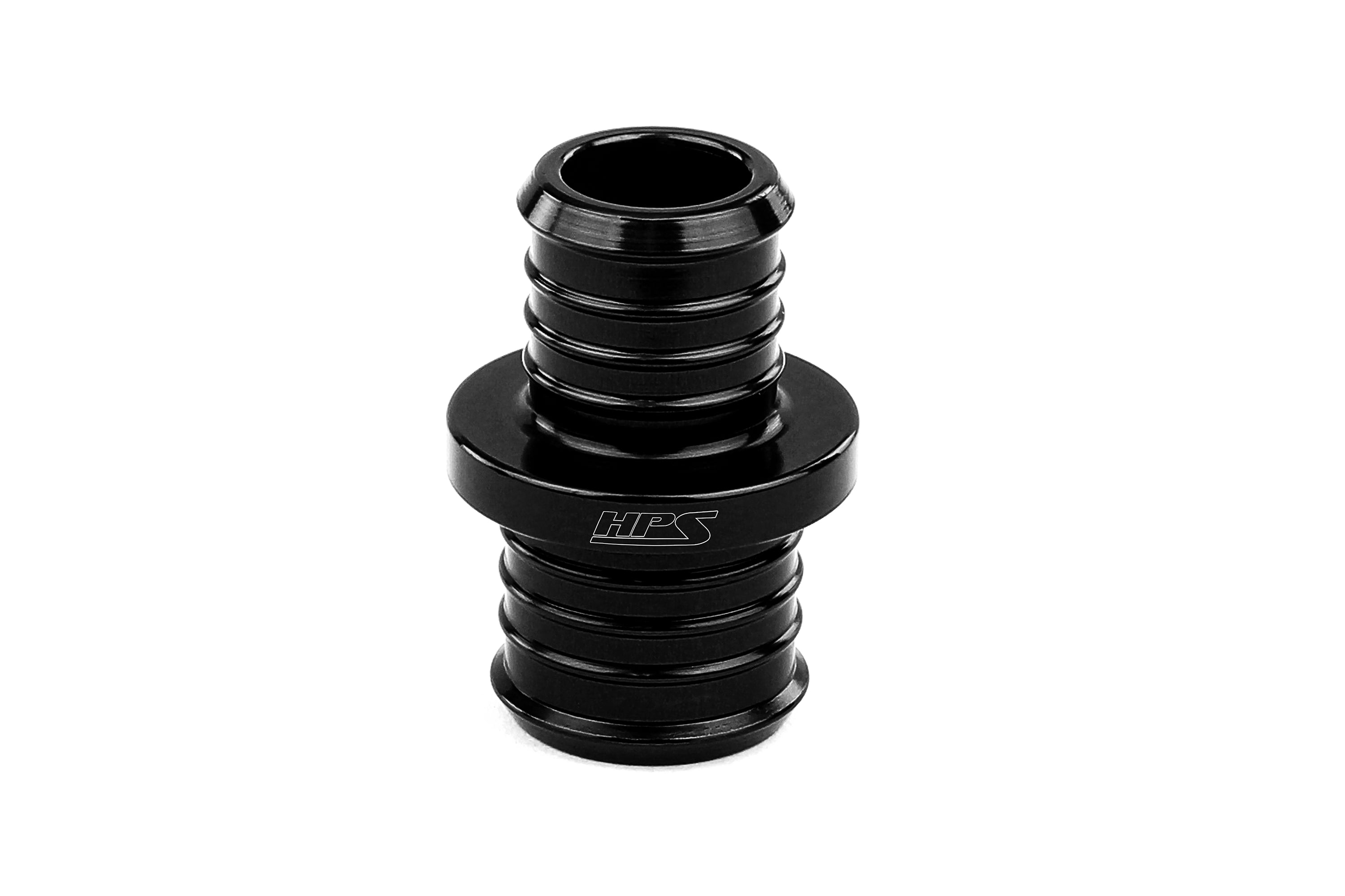 HPS Performance Hps Billet Aluminum Reducing Hose Union 3/4"   1" Od Ahur 075 100 Blk Black - AHUR-075-100-BLK