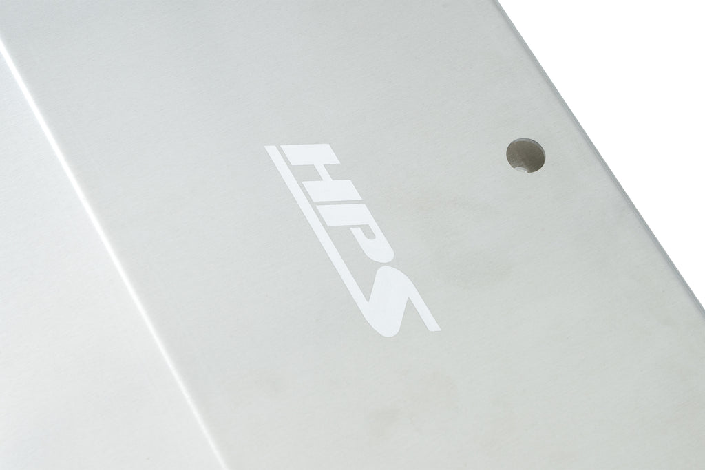 HPS Performance Aluminum Front Undertray Kit SP-105 Brushed - SP-105