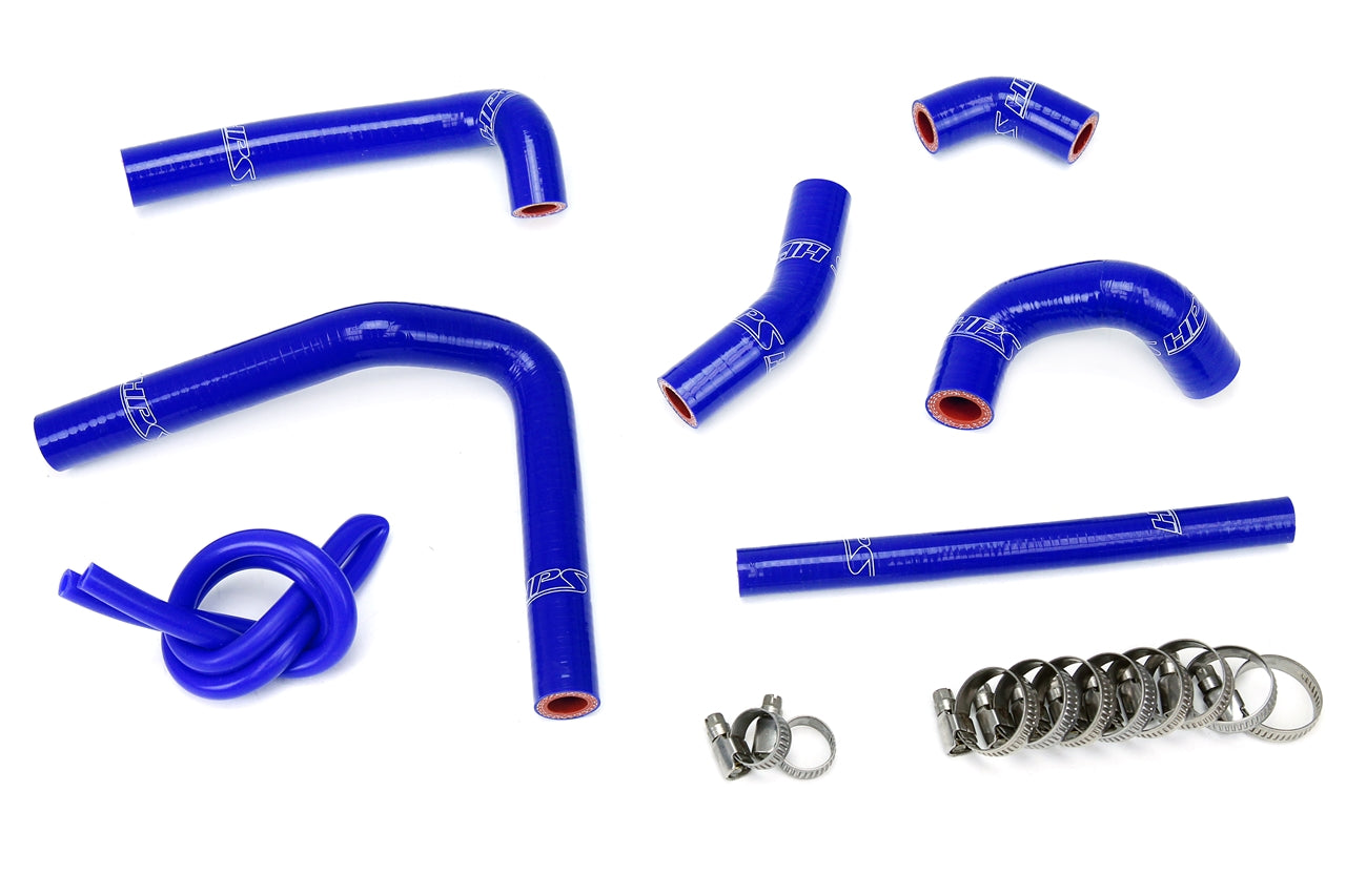 HPS Performance Hps Silicone Radiator Coolant Hose Kit 57 1233 Blue Blue - 57-1233-BLUE