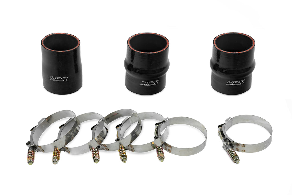 HPS Performance Hot Side Charge Pipe Kit 17-146P Polished - 17-146P