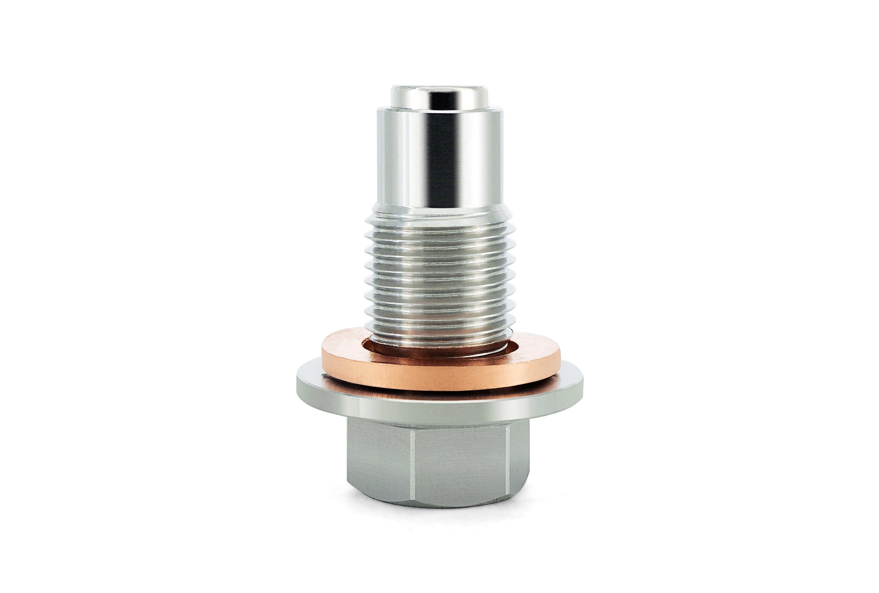 HPS Performance Hps Stainless Steel Magnetic Drain Plug 1/2" 20, Mdp A050 20 - MDP-A050-20