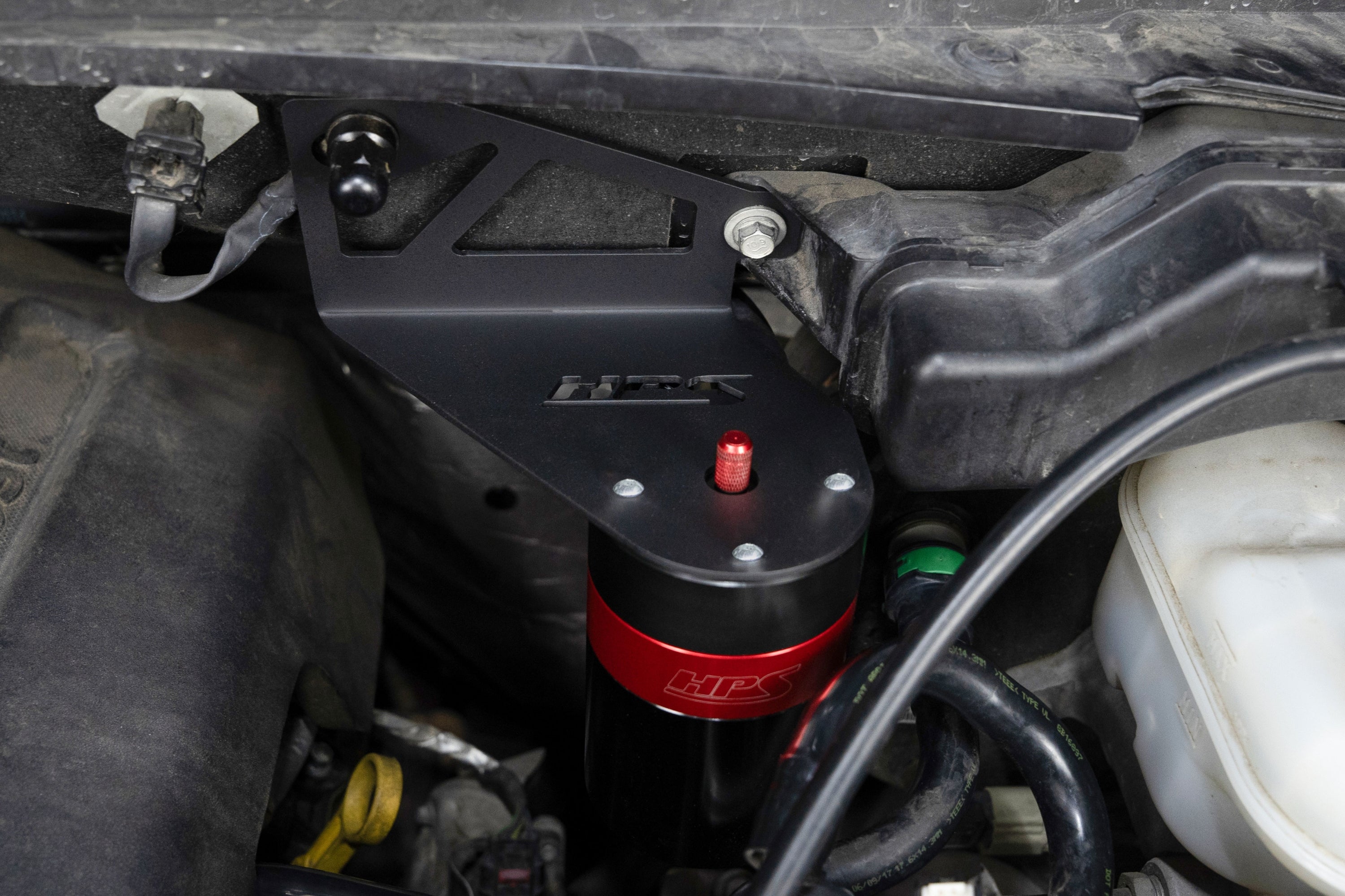 HPS Performance Oil Catch Can Kit 860-028 Red - 860-028
