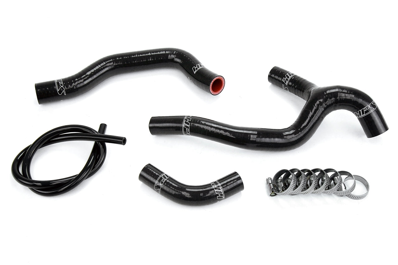 HPS Performance Hps Silicone Radiator Coolant Hose Kit 57 1237 Blk Black - 57-1237-BLK