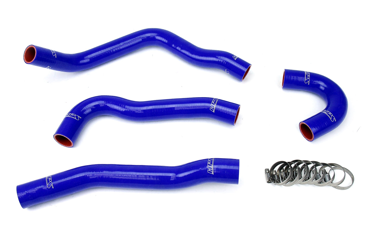 HPS Performance Hps Silicone Radiator Coolant Hose Kit 57 1043 Blue Blue - 57-1043-BLUE