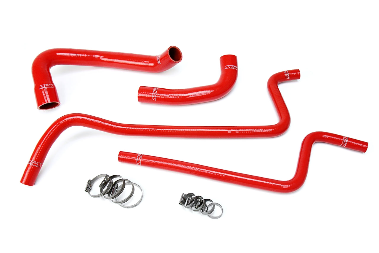 HPS Performance Hps Silicone Radiator And Heater Coolant Hose Kit 57 1689 Red Red - 57-1689-RED
