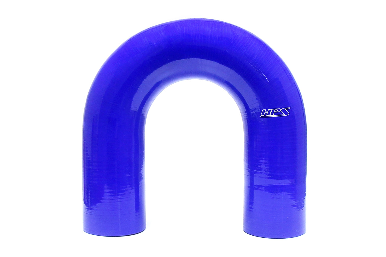 HPS Performance Hps Silicone Elbow Coupler 180 Degree, 1 5/8" Id, 4 1/2" Legs Htsec180 162 Blue Blue - HTSEC180-162-BLUE
