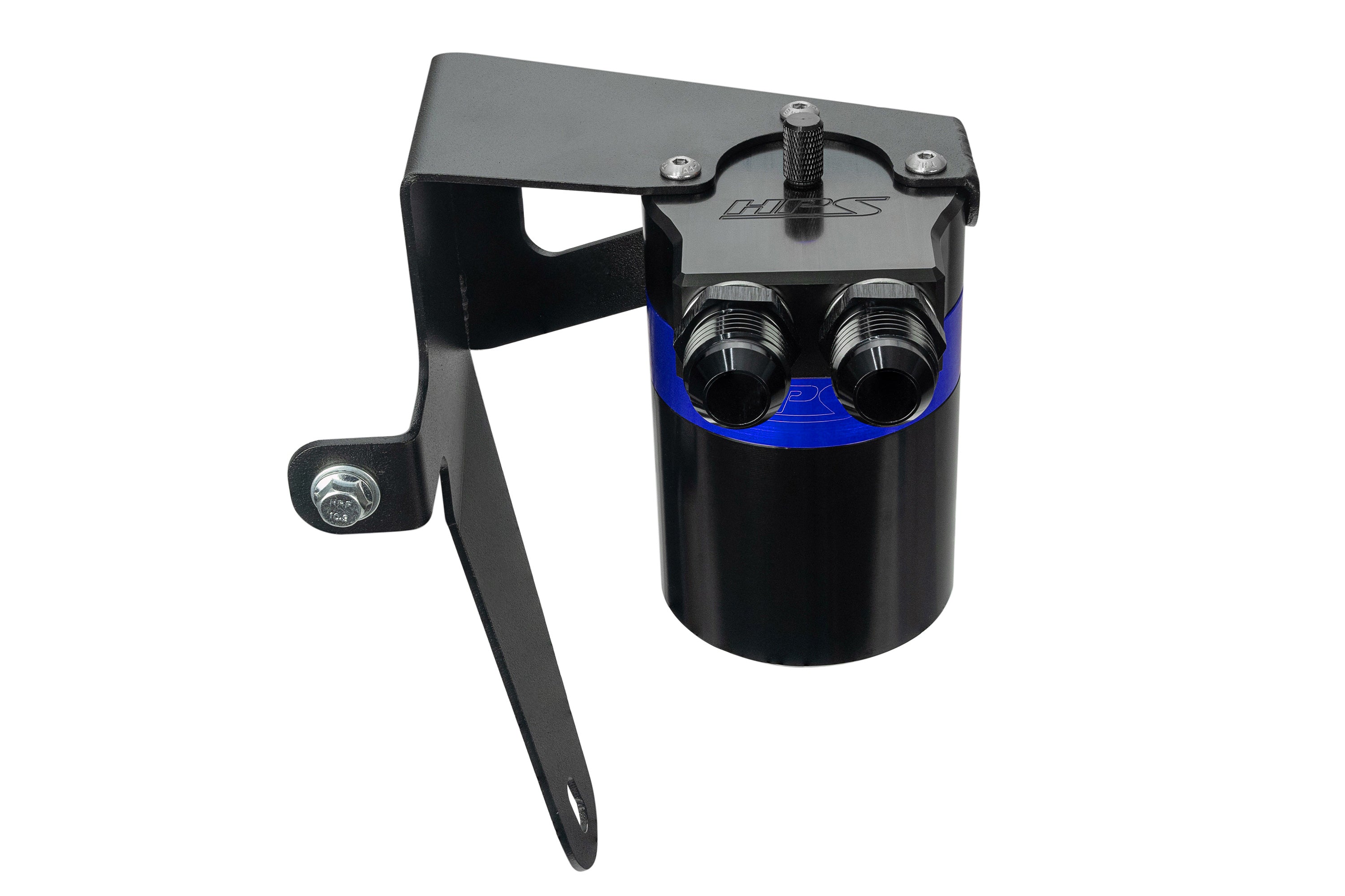 HPS Performance Oil Catch Can Kit 860-009BL, Blue - 860-009BL