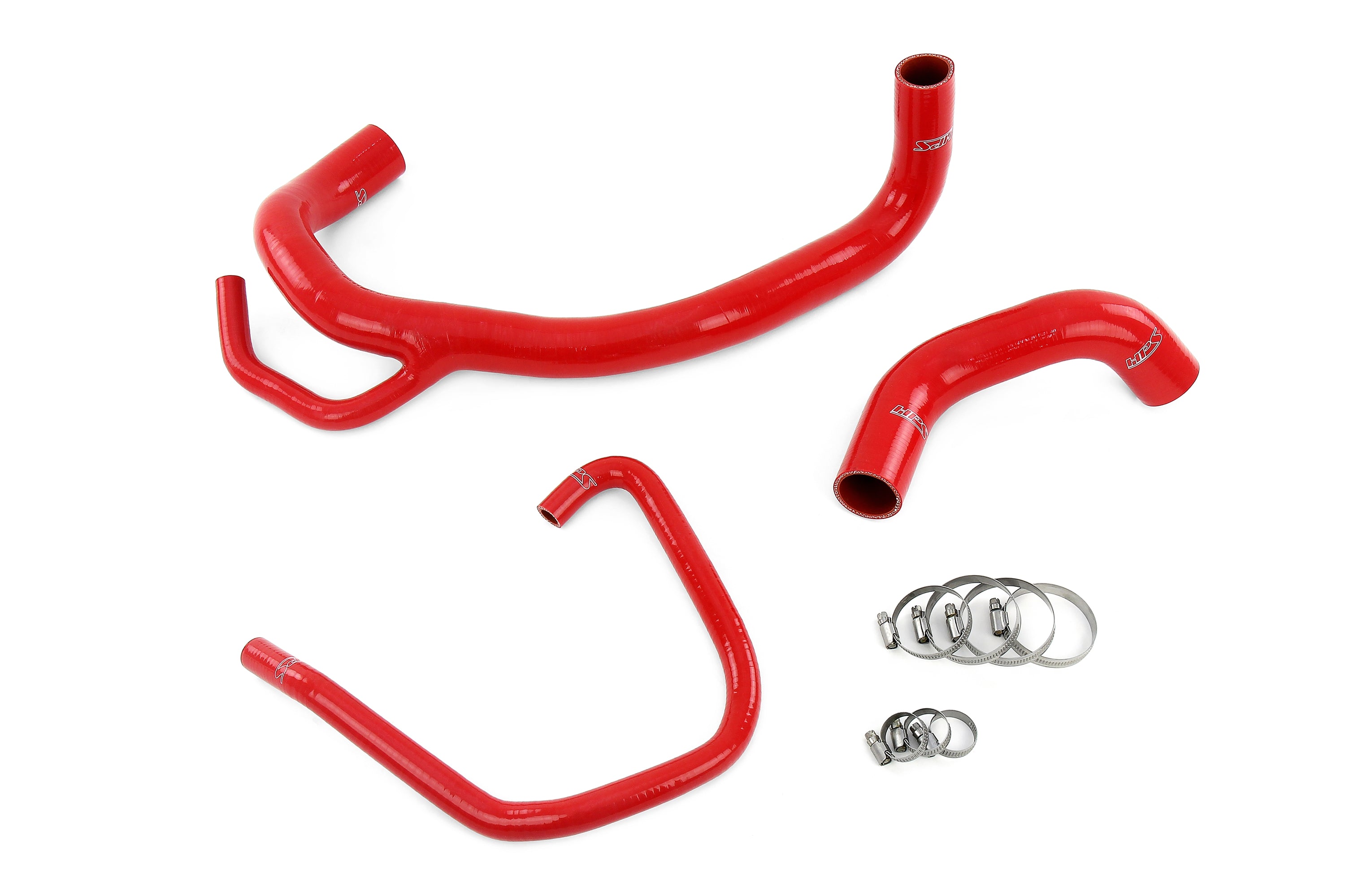 HPS Performance Hps Silicone Radiator Coolant Hose Kit 57 1616 R Red Red - 57-1616R-RED