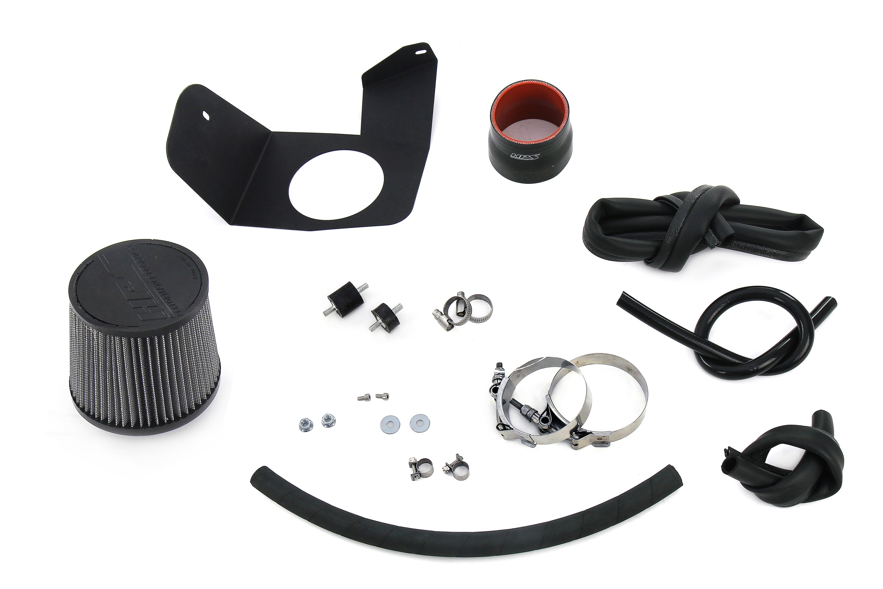 HPS Performance Air Intake Kit With Heat Shield 827-701P Polished - 827-701P