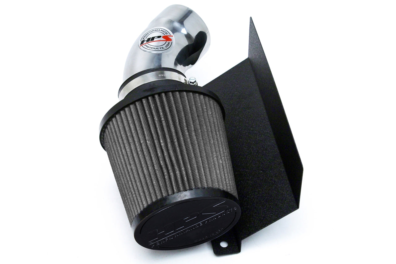 HPS Performance Air Intake Kit With Heat Shield 827-574P Polished - 827-574P