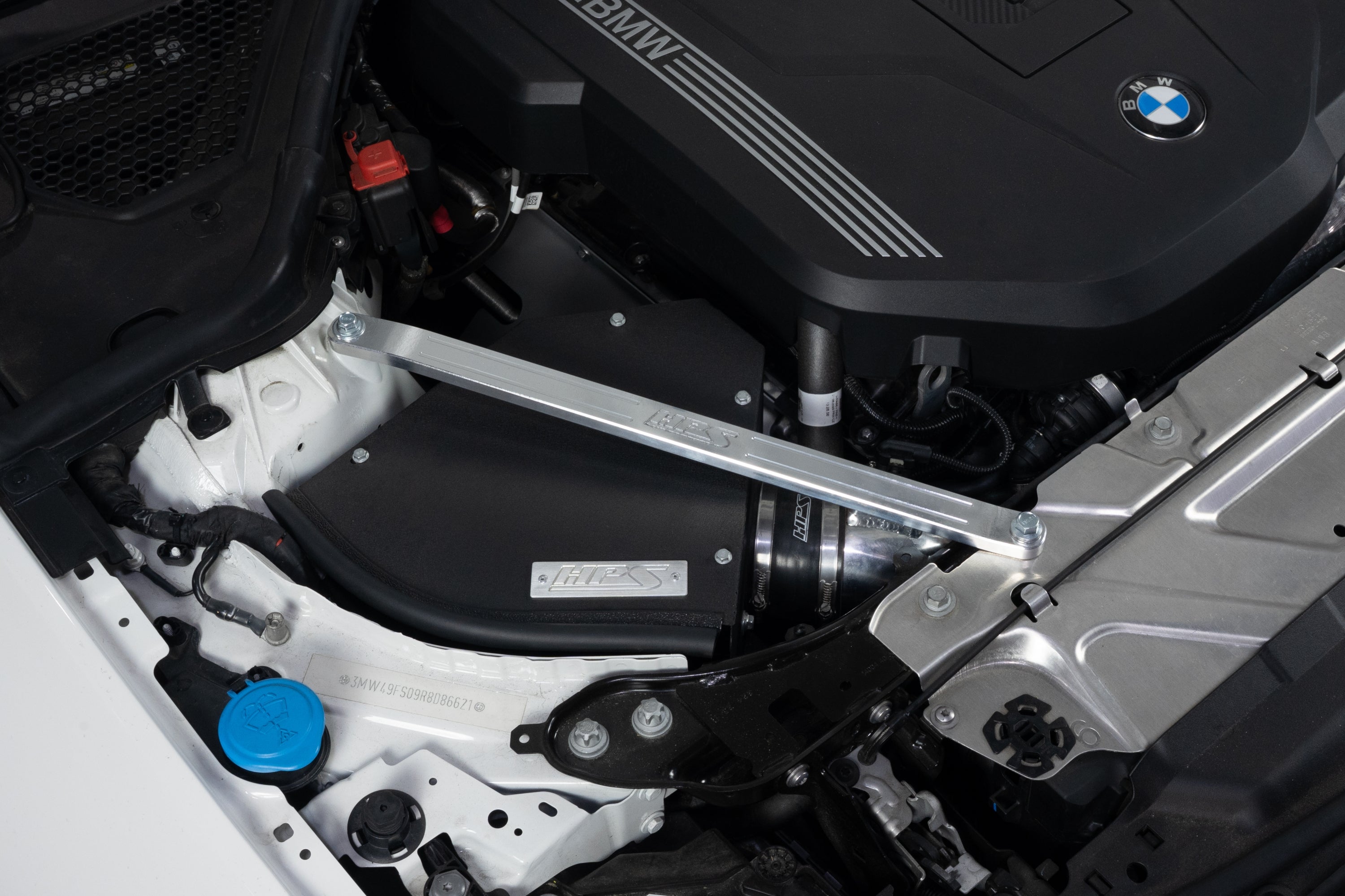 HPS Performance Front Strut Bar 42-115WB Black - 42-115WB