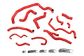 HPS Performance Hps Silicone Radiator, Heater, Water Pump, And Expansion Tank Coolant Hose Kit 57 2000 Red Red - 57-2000-RED