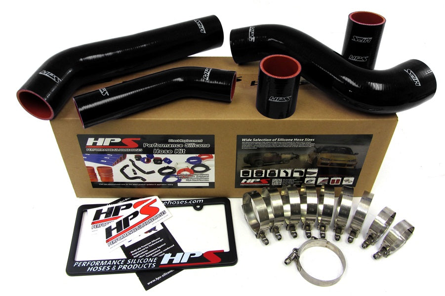 HPS Performance Hps Silicone Intercooler Hose Kit 57 1228 Blk Black - 57-1228-BLK