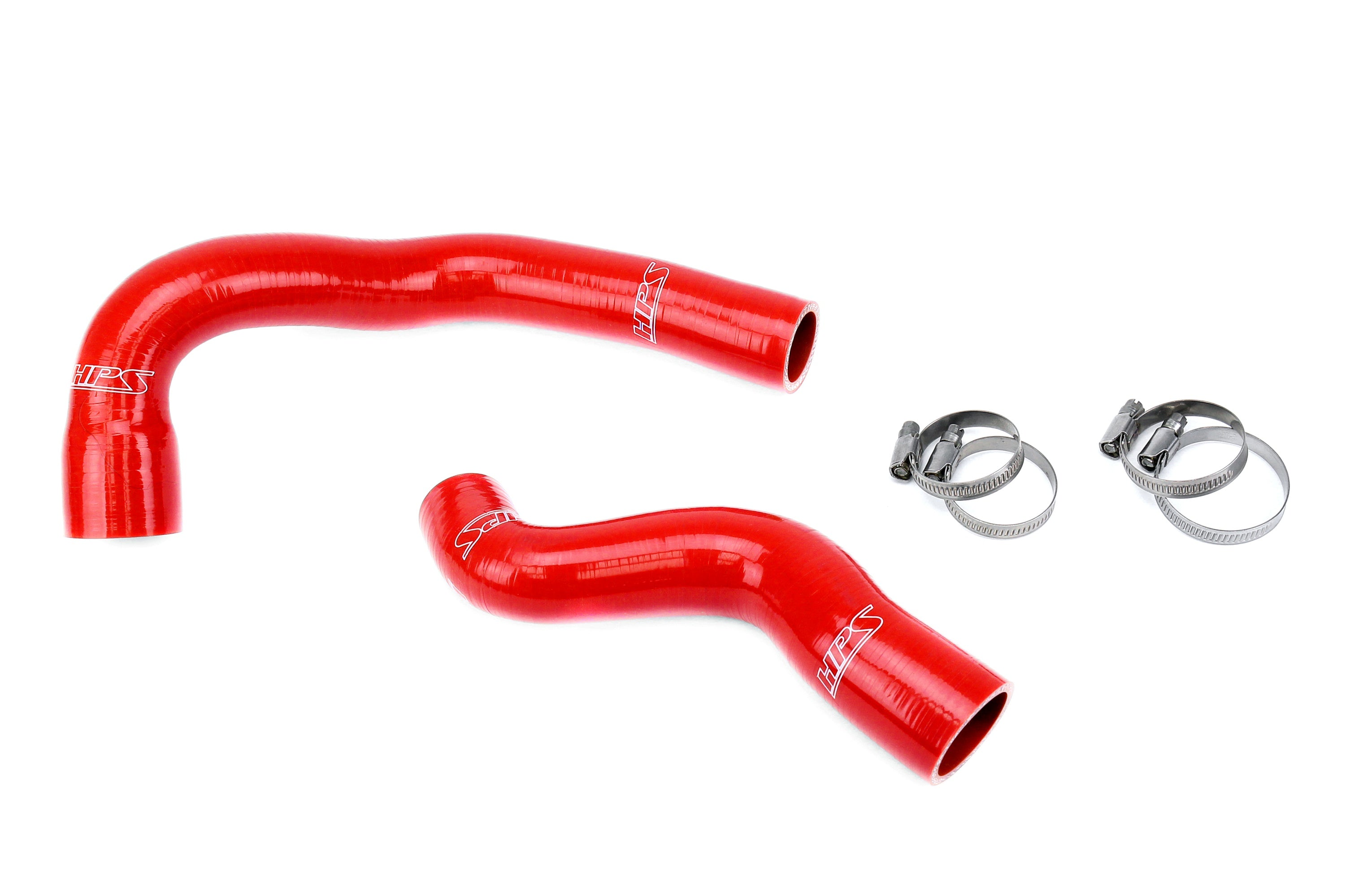 HPS Performance Hps Silicone Radiator Coolant Hose Kit 57 1979 Red Red - 57-1979-RED