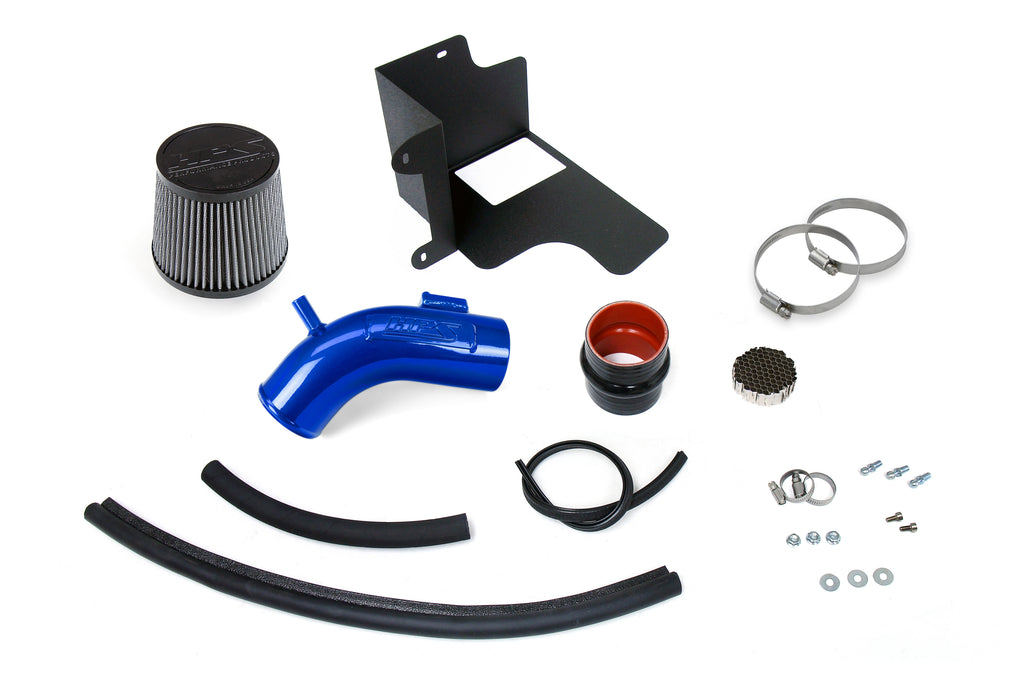 HPS Performance Air Intake Kit With Heat Shield 827-798BL Blue - 827-798BL