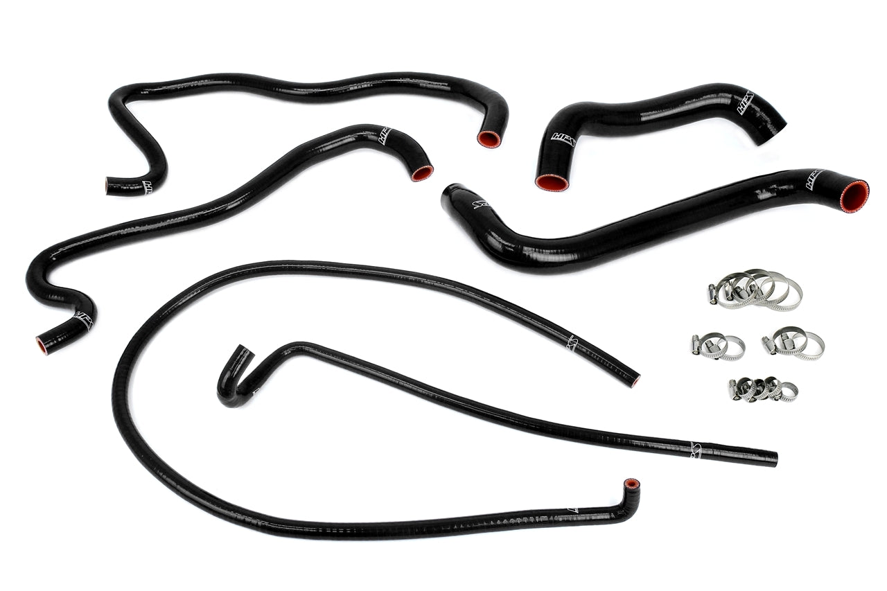 HPS Performance Hps Silicone Radiator And Heater Coolant Hose Kit 57 1861 Blk Black - 57-1861-BLK