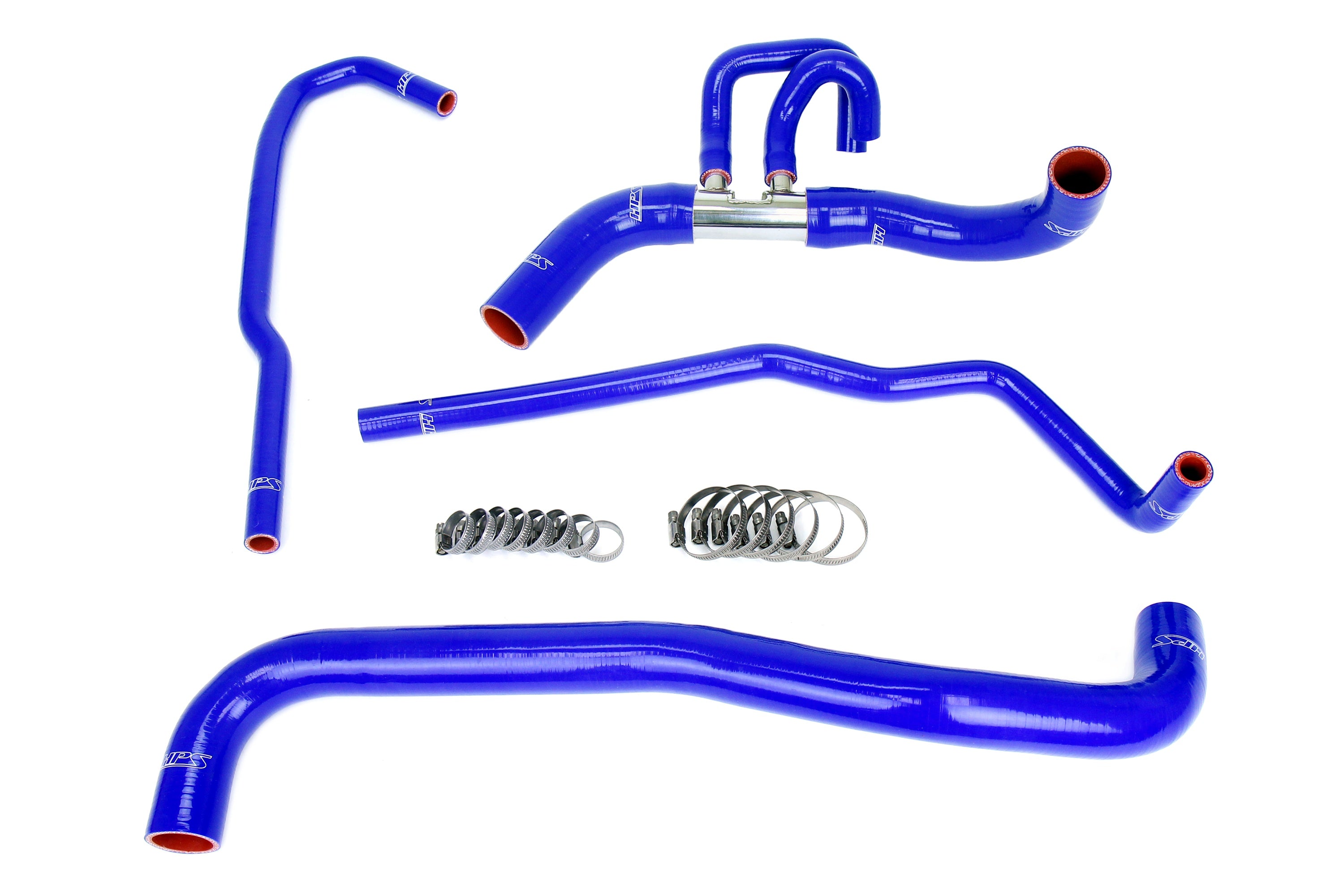 HPS Performance Hps Silicone Radiator Coolant Hose Kit 57 2090 Blue Blue - 57-2090-BLUE
