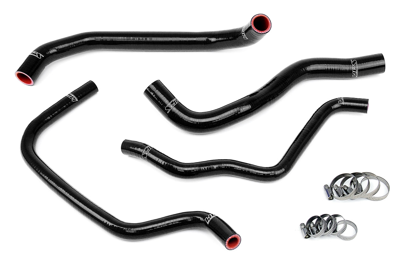 HPS Performance Hps Silicone Radiator And Heater Coolant Hose Kit 57 1389 Blk Black - 57-1389-BLK