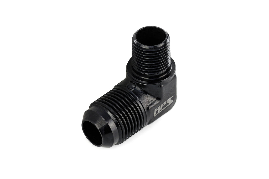 HPS Performance AN Flare -4 to 1/8 NPT 90 Degree Adapter AN822-4