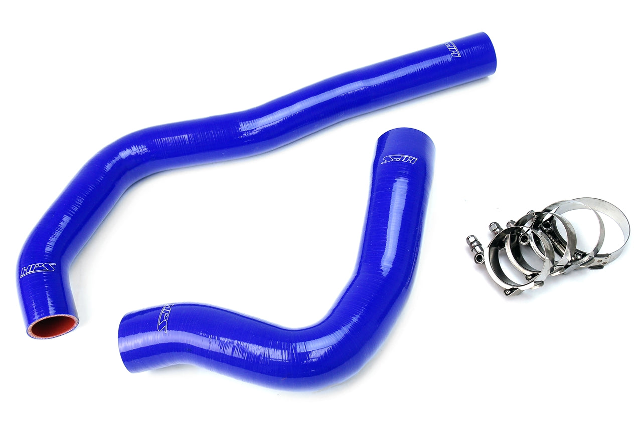 HPS Performance Hps Silicone Radiator Coolant Hose Kit 57 1222 Blue Blue - 57-1222-BLUE