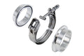 HPS Performance Hps Stainless Steel V Band Clamp Kit With Aluminum Flanges For 4" Od Tubing Vckit Al 400 - VCKIT-AL-400