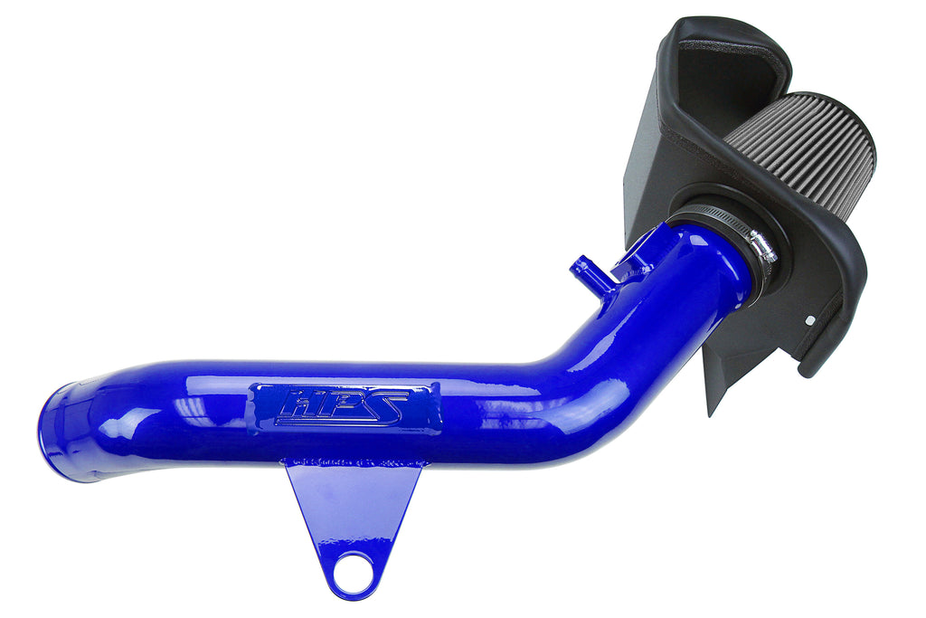 HPS Performance Air Intake Kit With Heat Shield 827-625BL Blue - 827-625BL