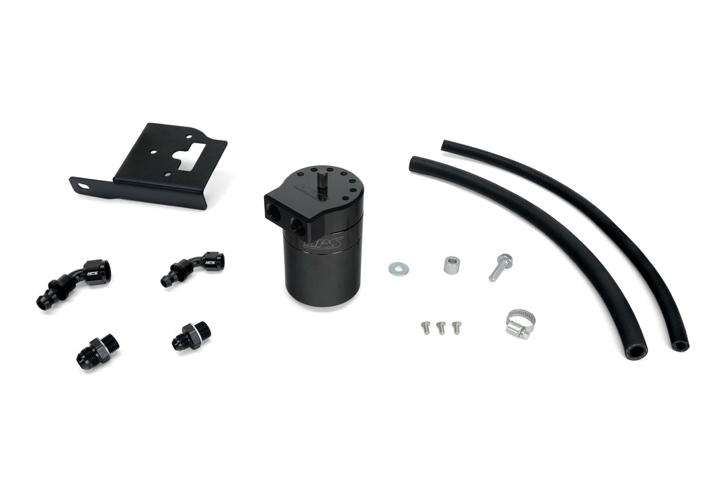 HPS Performance Oil Catch Can Kit 860-033WB Black - 860-033WB